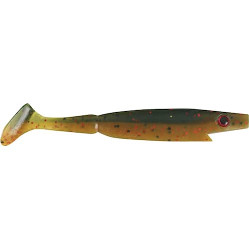 Piglet Shad 10 cm Chartreuse Mullet 6-pack