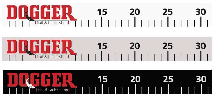 Måttdekal Dogger Transparent