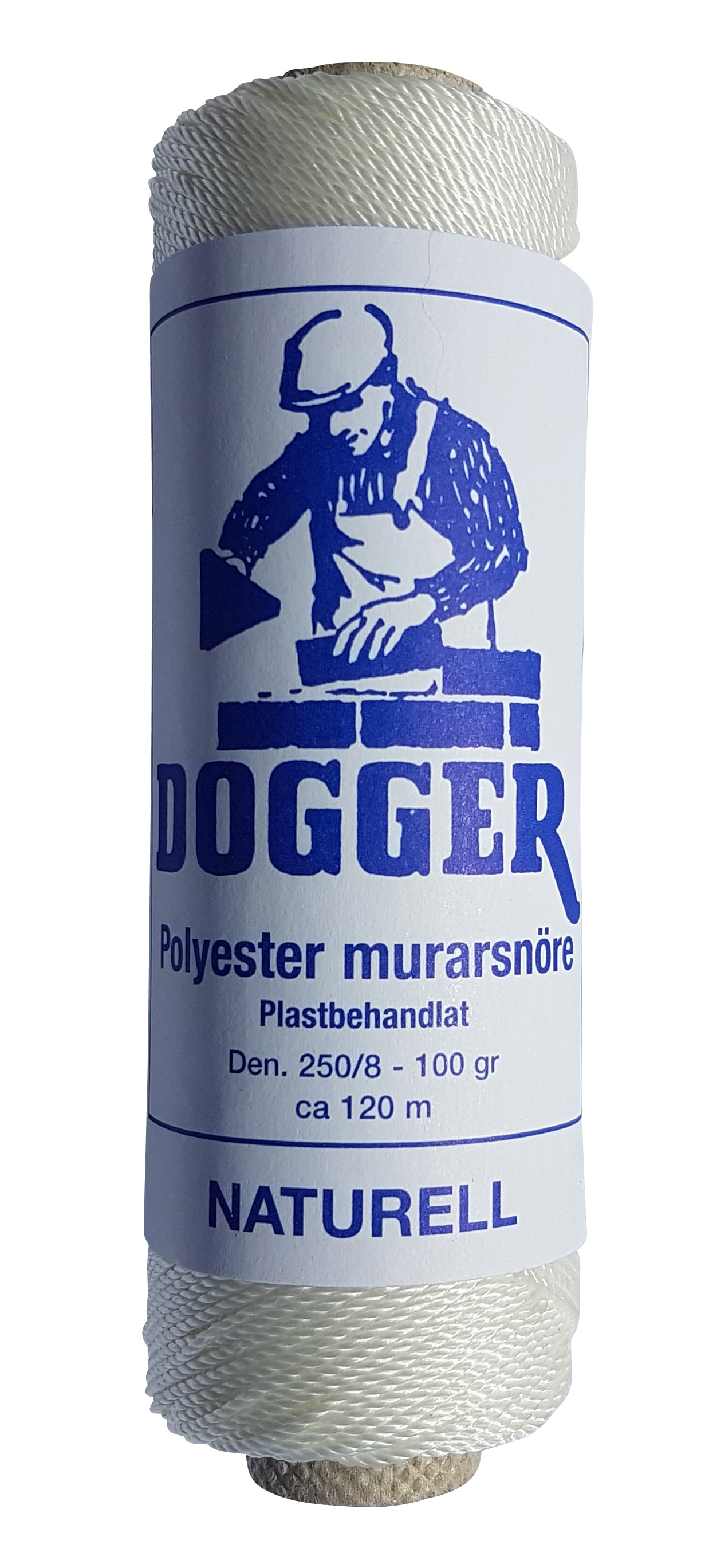 Dogger Polyester 120 m 40 kg Vit / Naturell