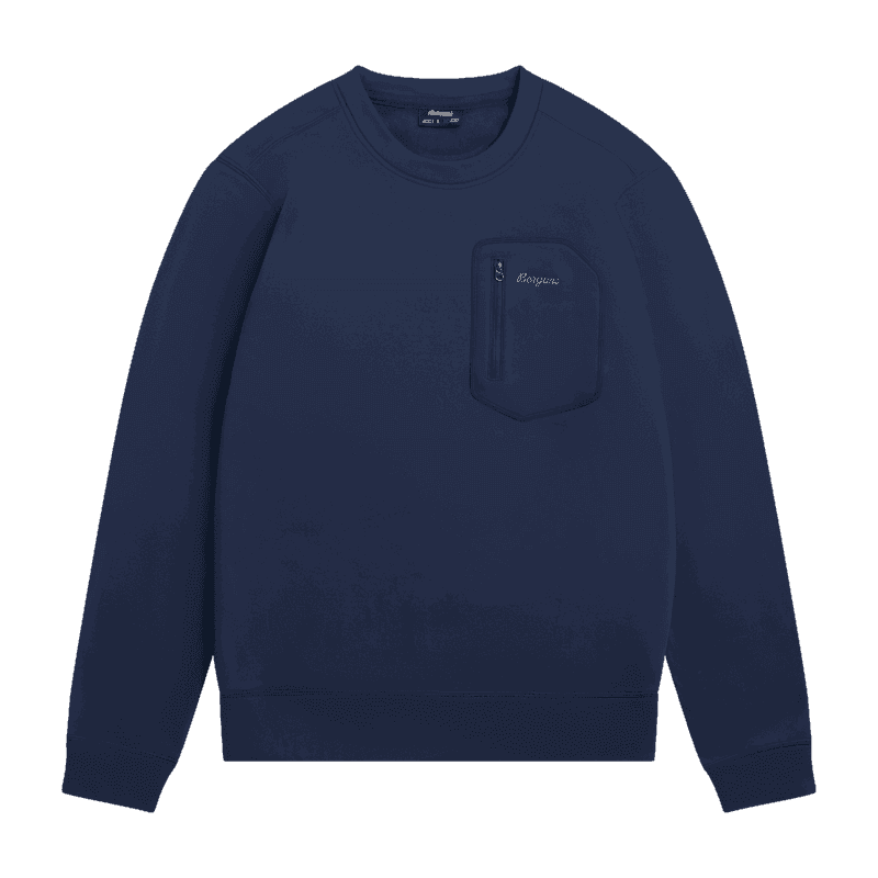 Bergans Midtli Midlayer Tröja Herr Navy Blue XXL