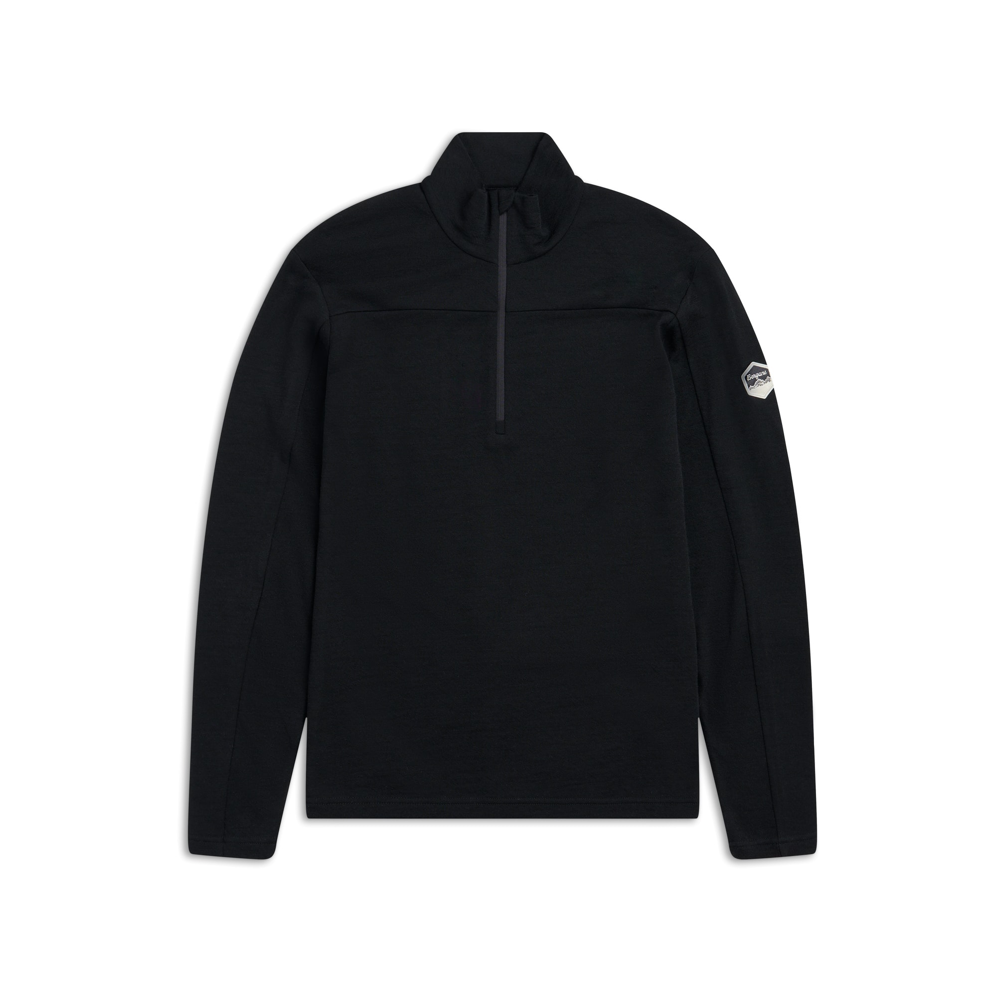Bergans Inner:Dual Merino Half-Zip Underställströja Herr Black