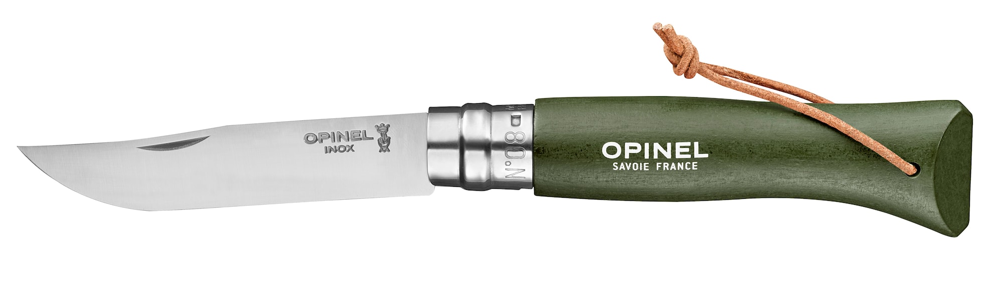 Opinel Colorama Trekking Stainless Steel No8 Khaki 8,5 cm