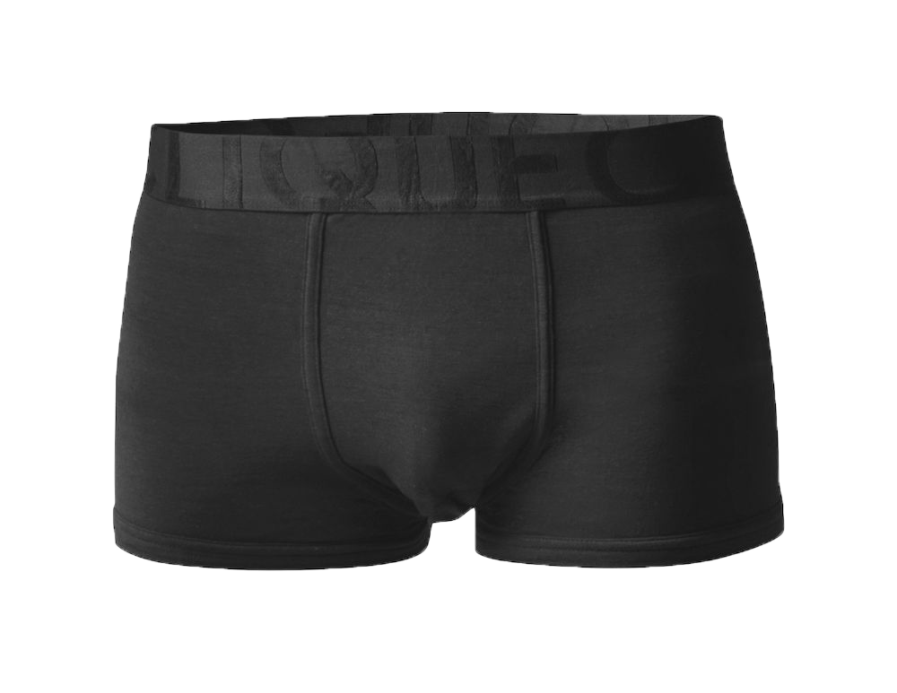 Bambu Boxer Kalsong - Short Leg Svart - XXL