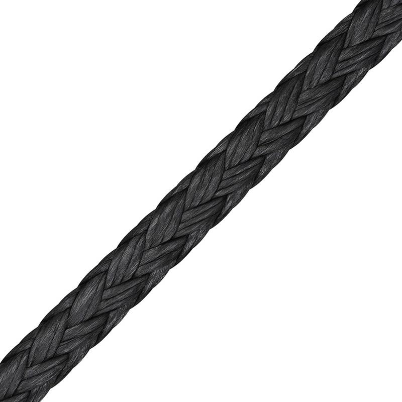 D-Pro Dyneema Svart 8mm, metervara