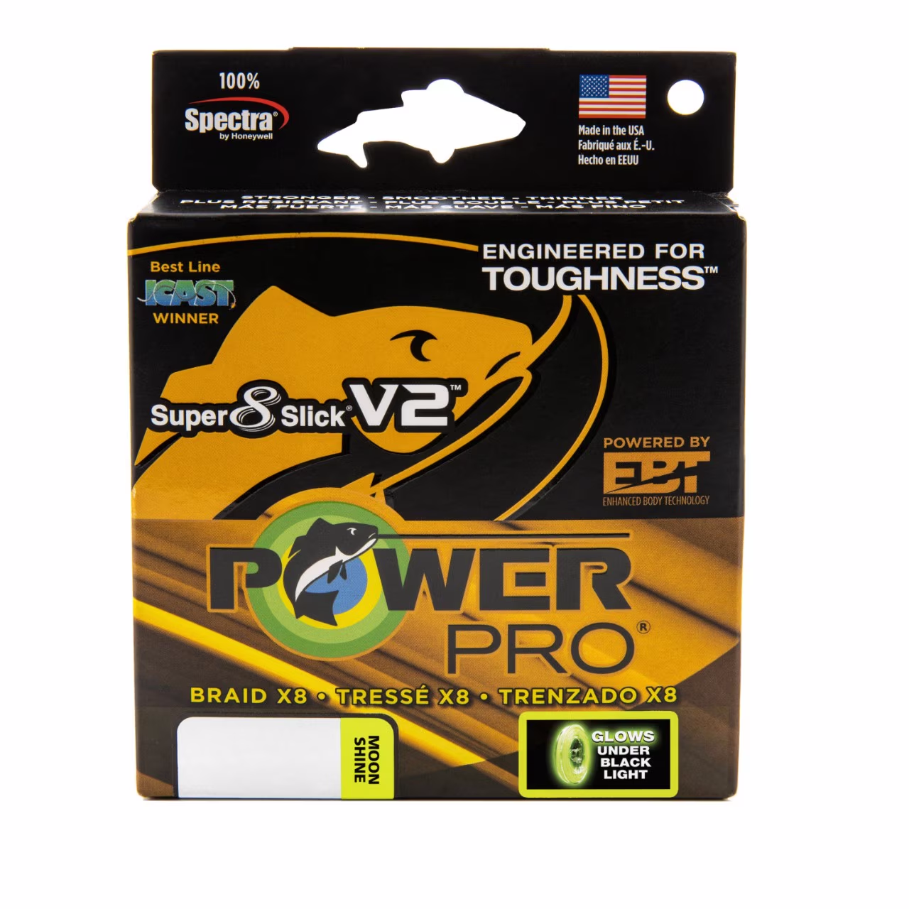 PowerPro Super 8 Slick V2 0,28 mm 20kg 135 m Moonshine