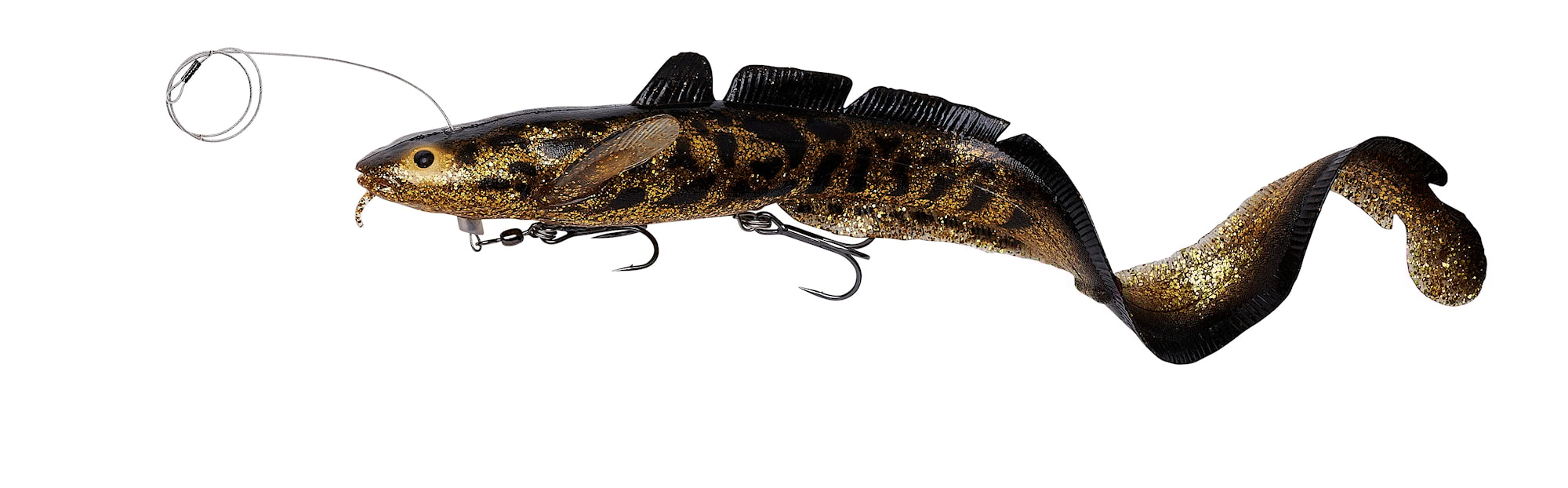 SG 3D Line Thru Burbot 50 cm FS - Black Gold Uv