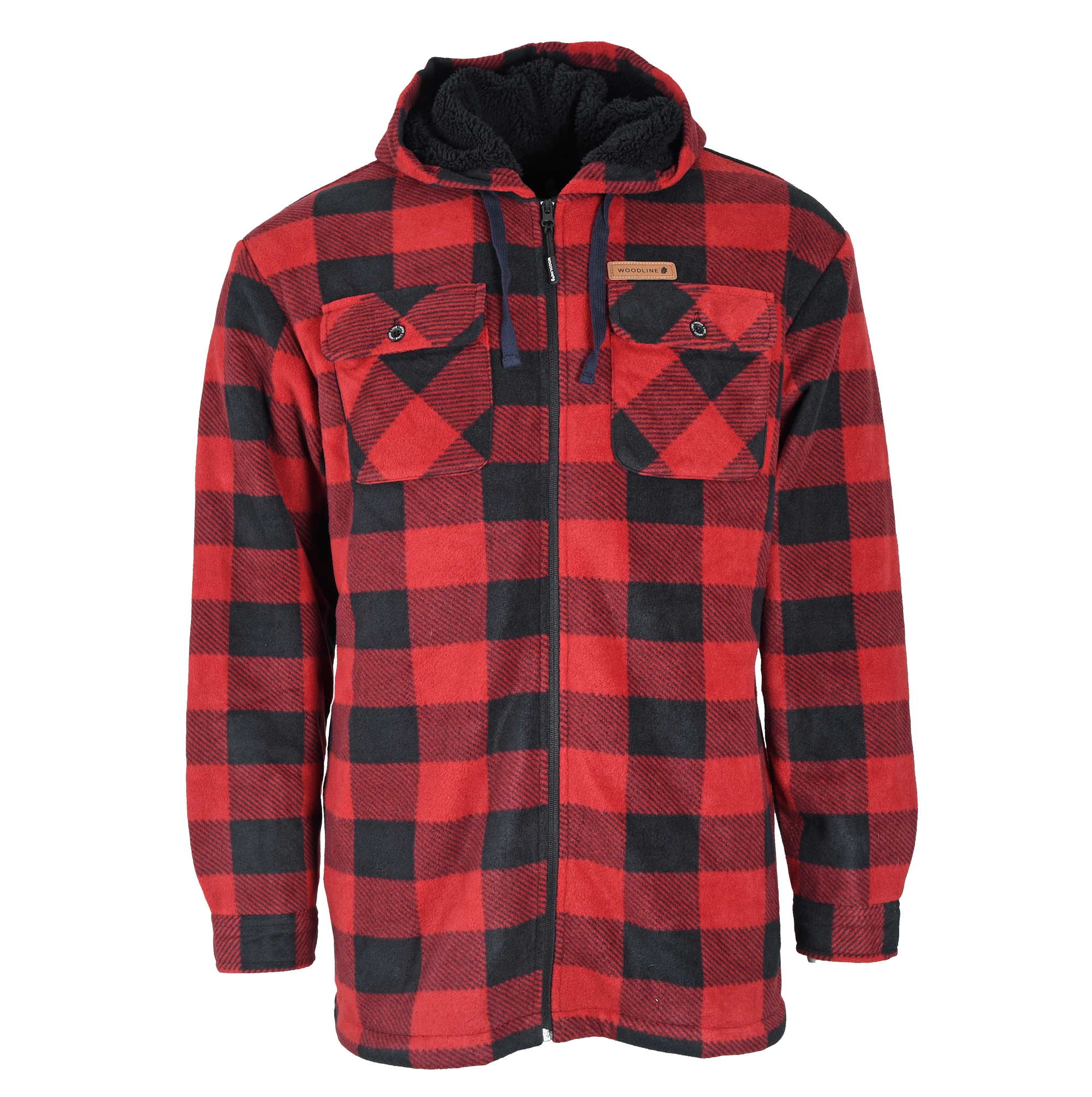 Woodline Fleecejacka Canada Röd XL