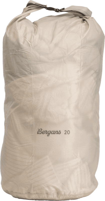 Bergans Drybag Vattentät packpåse 20L Bone White