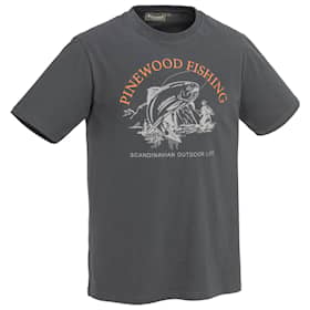 Pinewood Fish D.Anthracite T-shirt Herr M