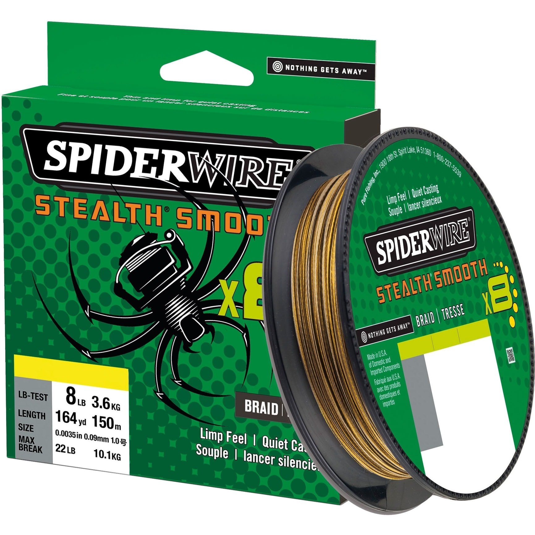 Spiderwire Stealth Smooth 8 0,29 mm 150 m Camo -