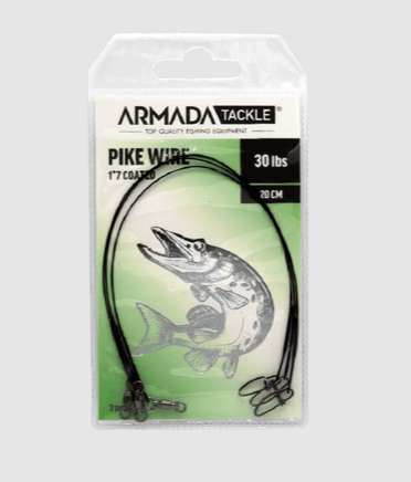 Armada Tafs 20 cm 15 lbs black coated 1*7 wire, 3-pack