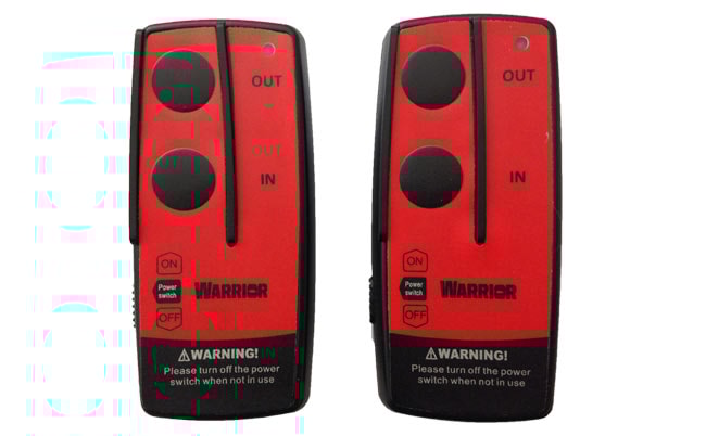 Warrior Winches Trådlös fjärrkontroll Standard, Universal 12/24V