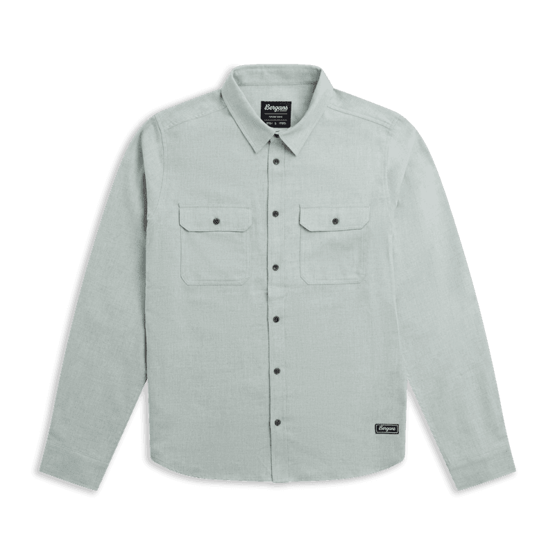 Bergans Nordmarka Flanellskjorta Herr Dried Sage XXL