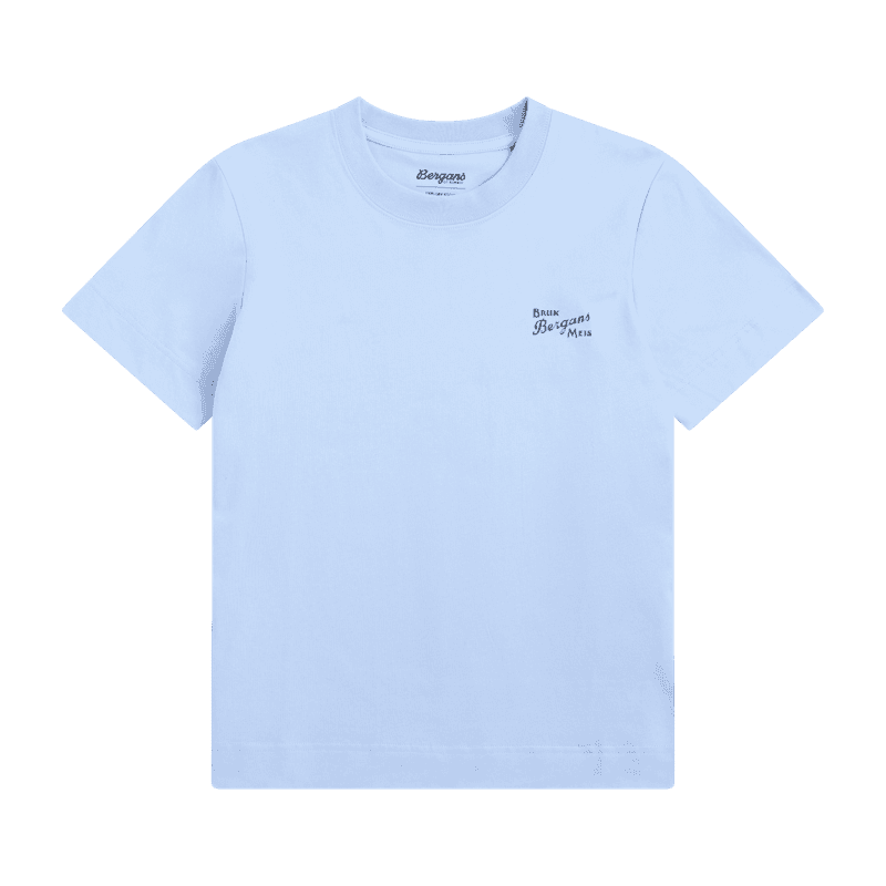 Bergans Graphic Cotton T-shirt Dam Cool Blue/Navy Blue Bruk Bergans XL