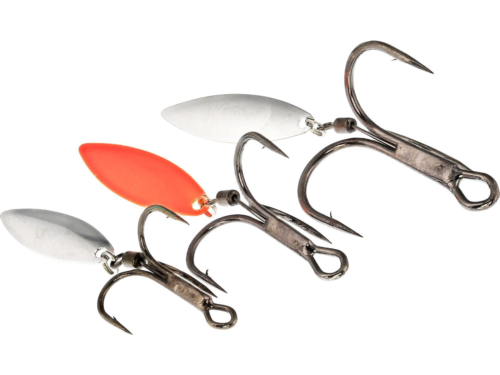 Westin Spin-Treble #6 Silver/Red 4pcs