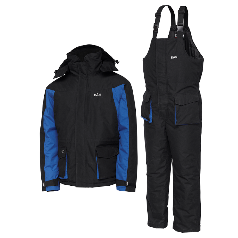 DAM O.T.T. Thermal Suit Black Night/Blue Large