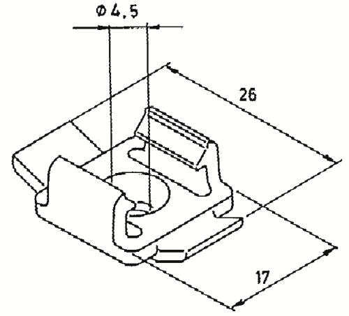 Takfäste för 6460 10-pack