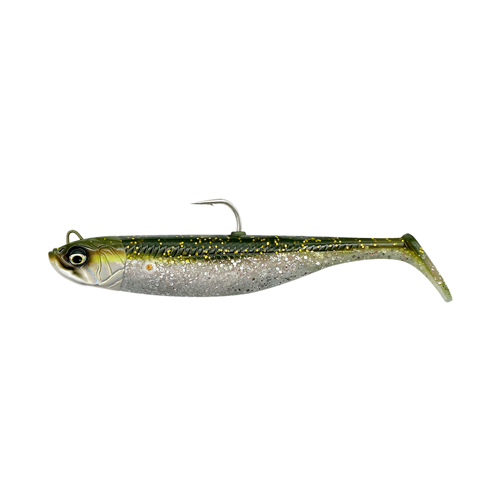 SG Savage Minnow 10 Cm 20 G Sinking Green Silver 2+1