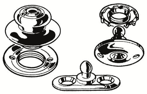 Tomaxknapp & Kula 4st Skruv