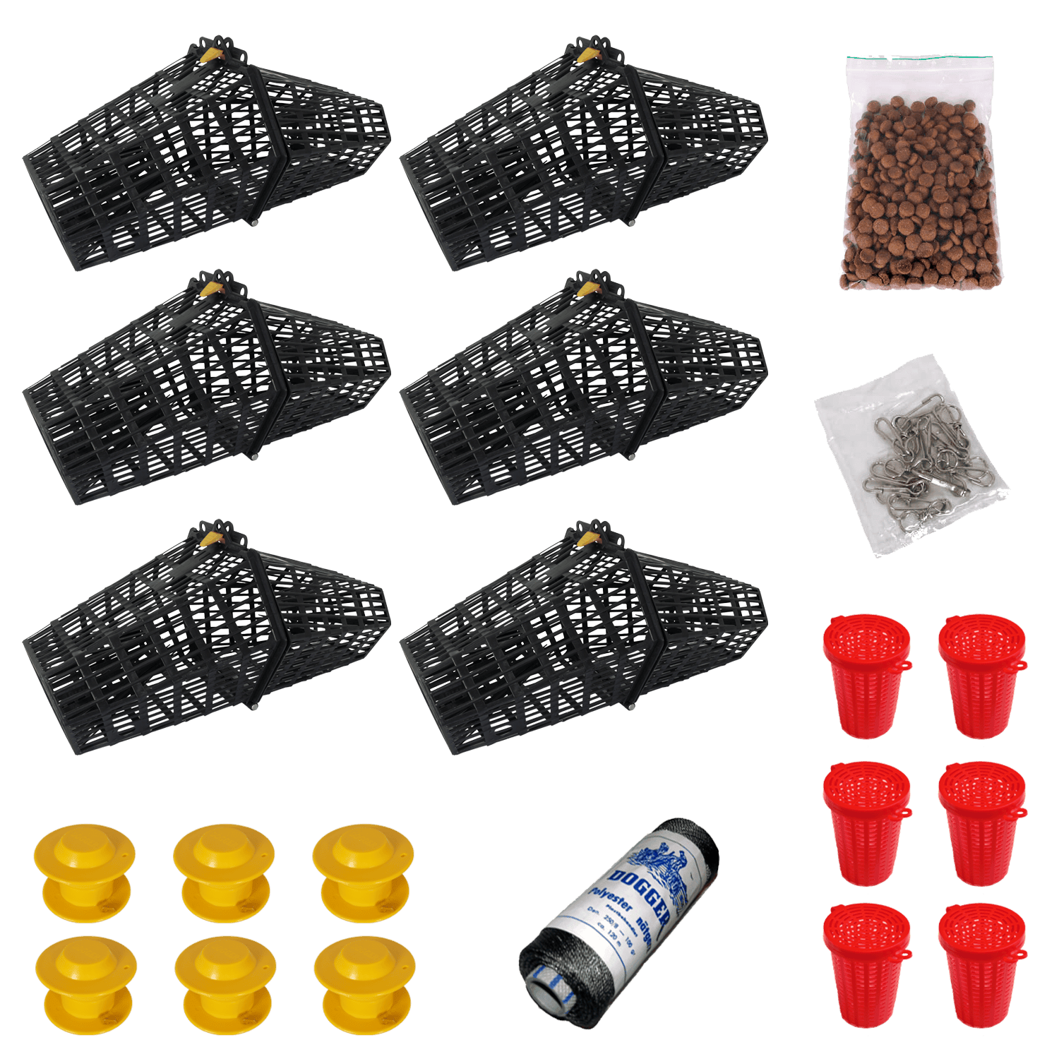 Kräftfiskepaket Dogger Komplett Kräftmjärde Large 6-pack