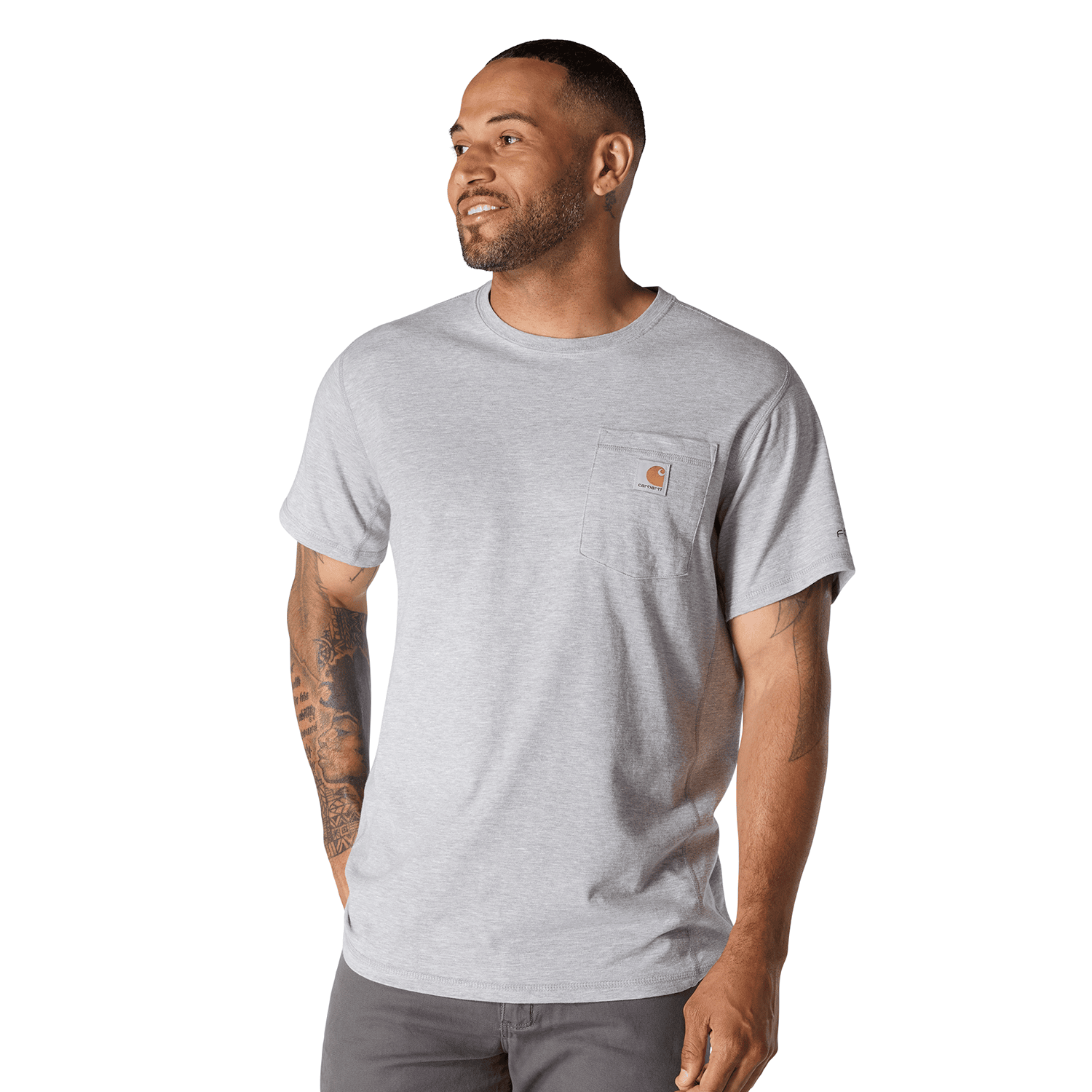 Carhartt Carhartt Force™ Relaxed T-Shirt Herr Heather Gray 2XL