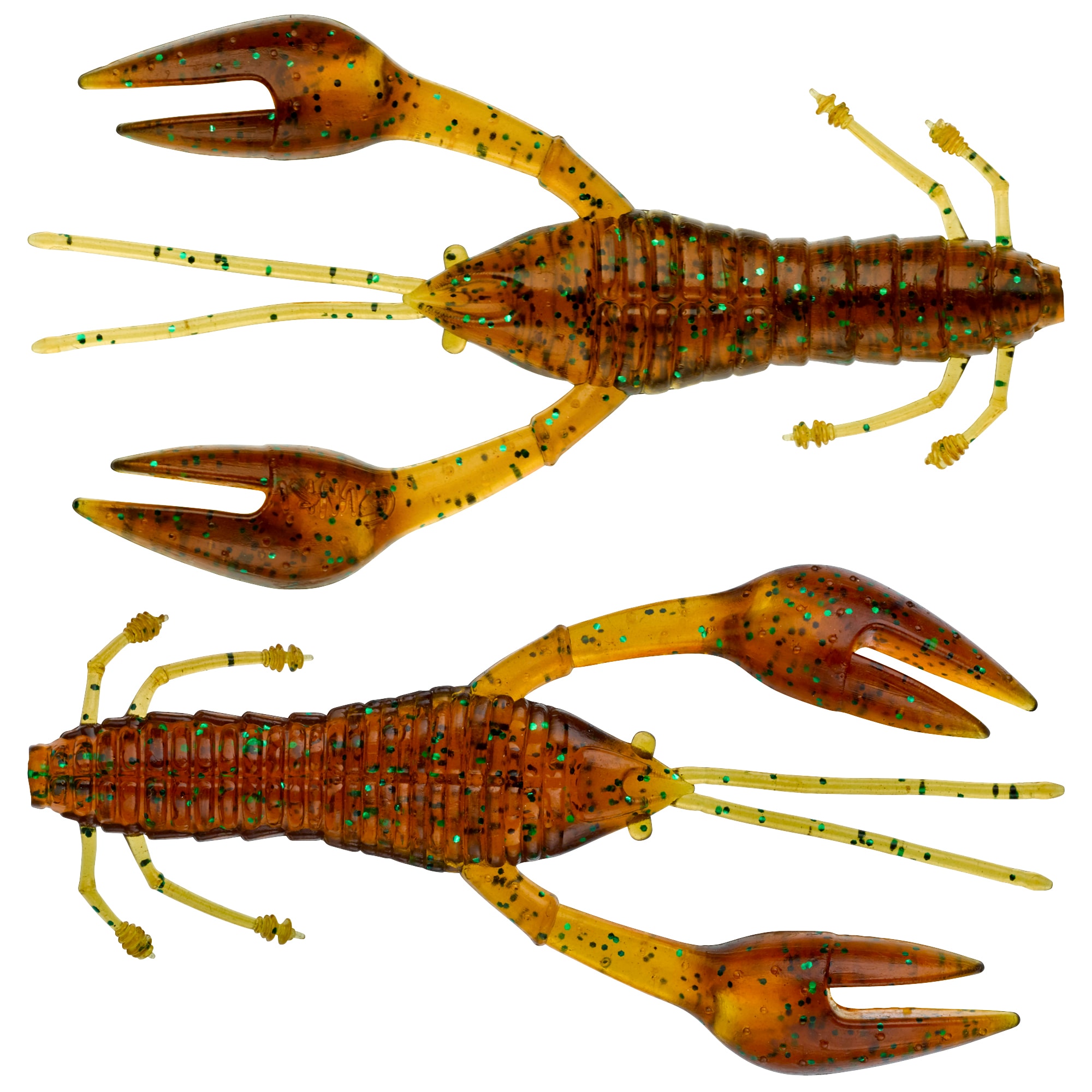 Hourra Craw Up 7,5cm Pumpkin Green Flake 5-pack