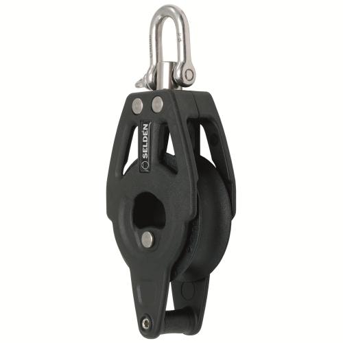 Selden Block Enkelt 10mm Fast.Hundsv.