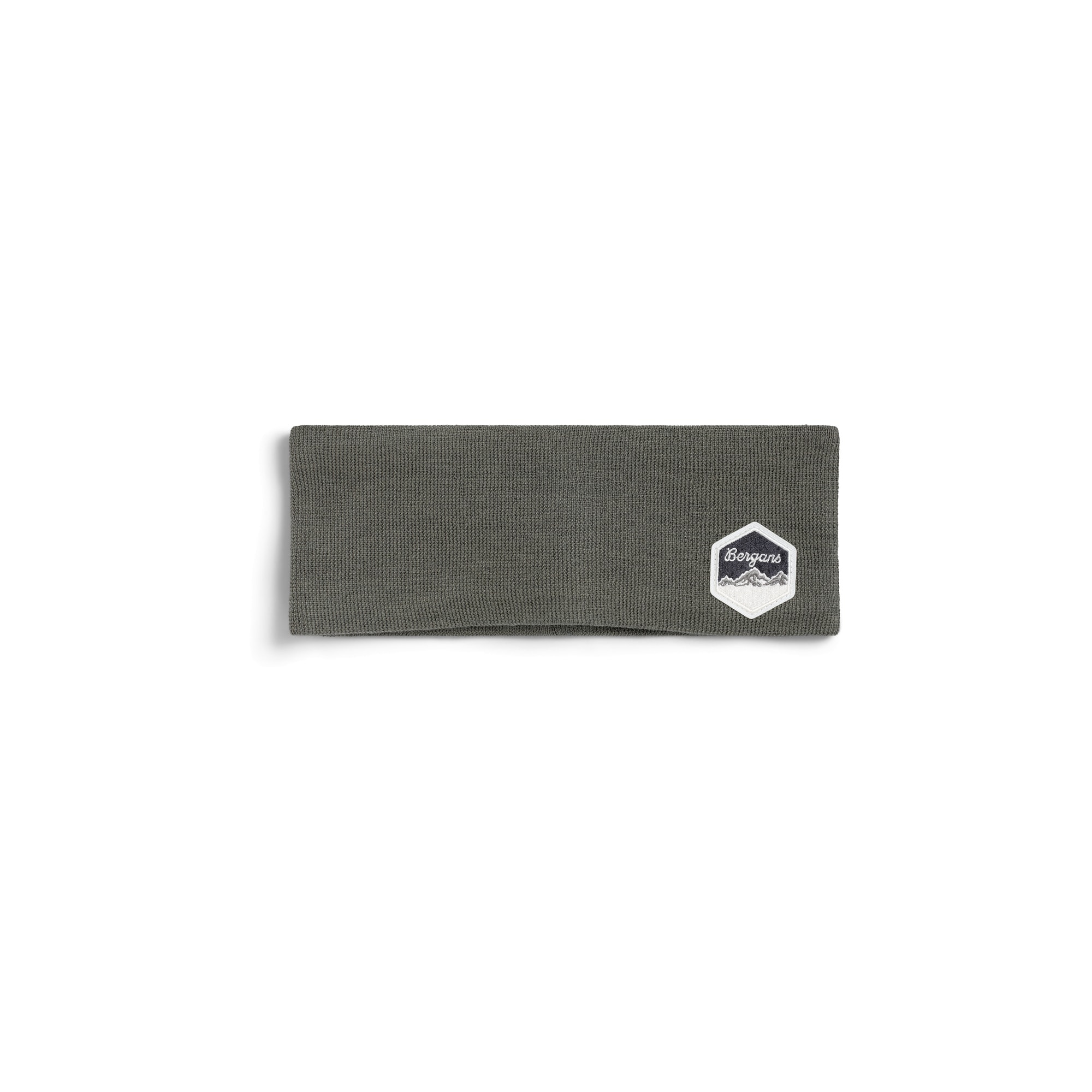Bergans Hiking Fleecefodrat Pannband Green Mud