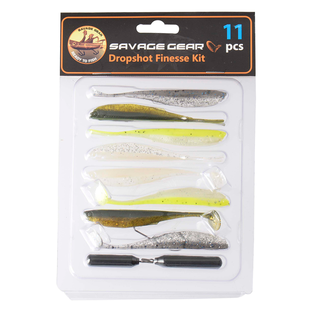 Savage Gear Betessortiment SG Finezze Dropshot Kit 11-pack