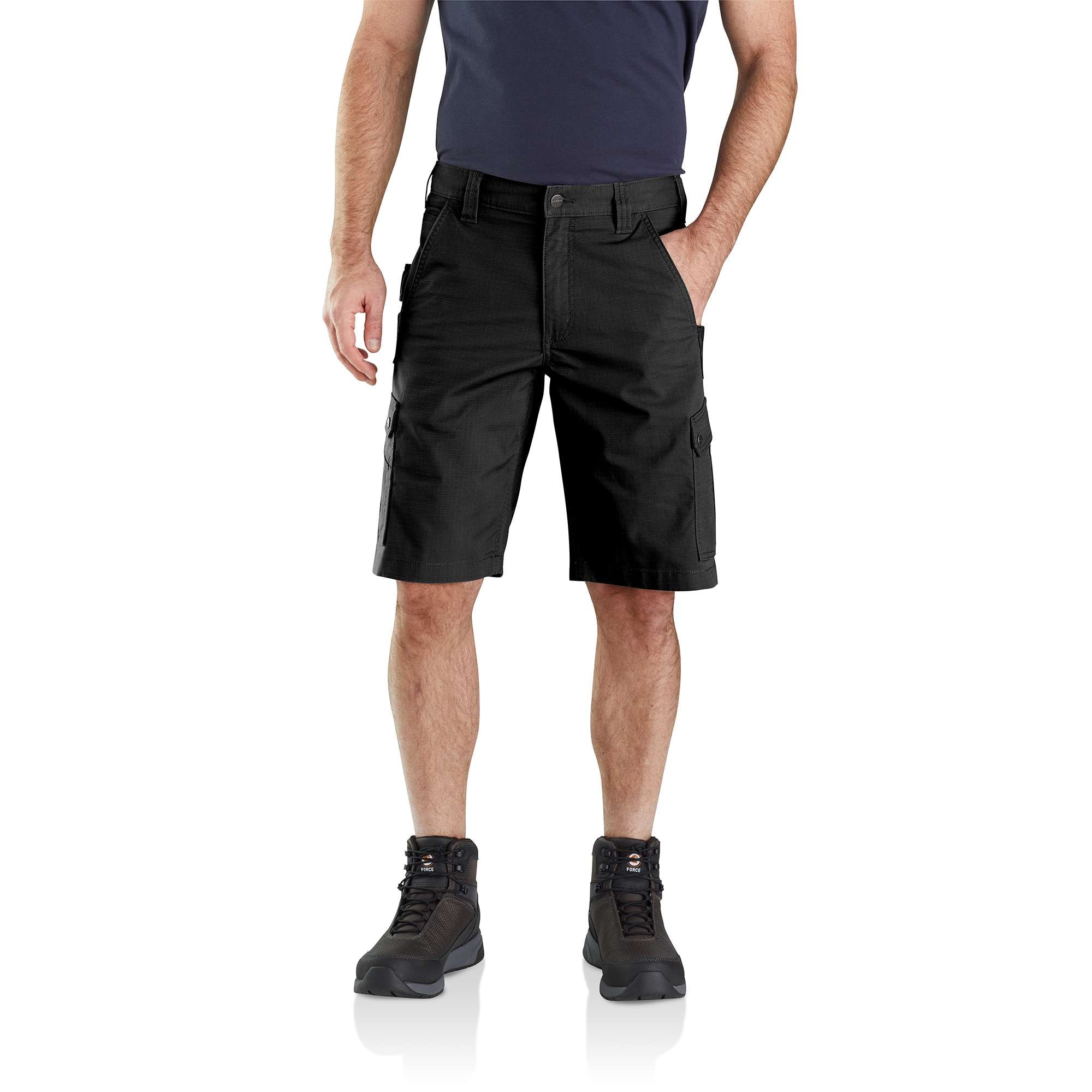 Carhartt Ripstop Cargo Shorts Herr Black W34