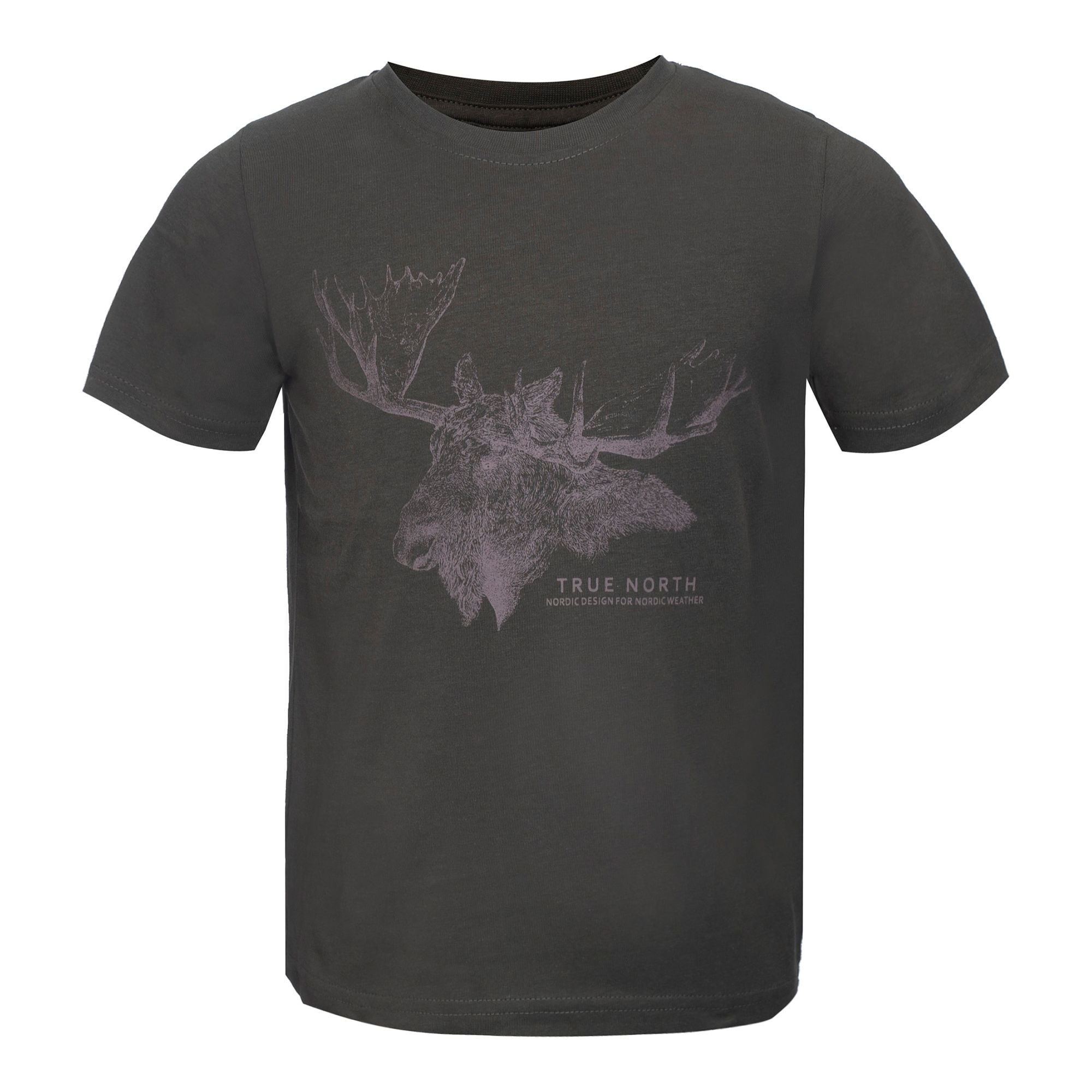 True North T-Shirt Barn Grön stl 158/164