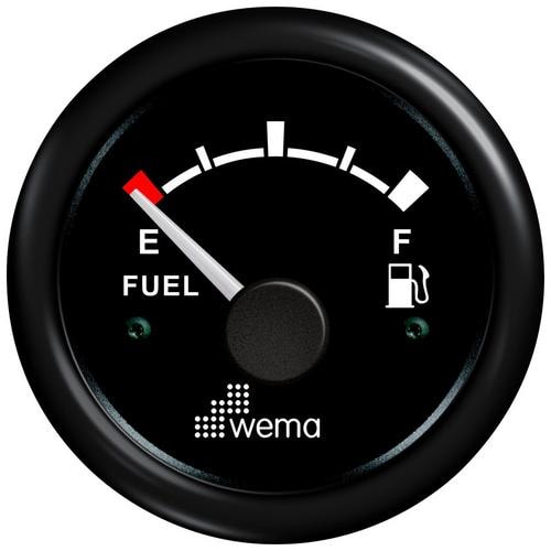 Bränslemätare Wema Svart