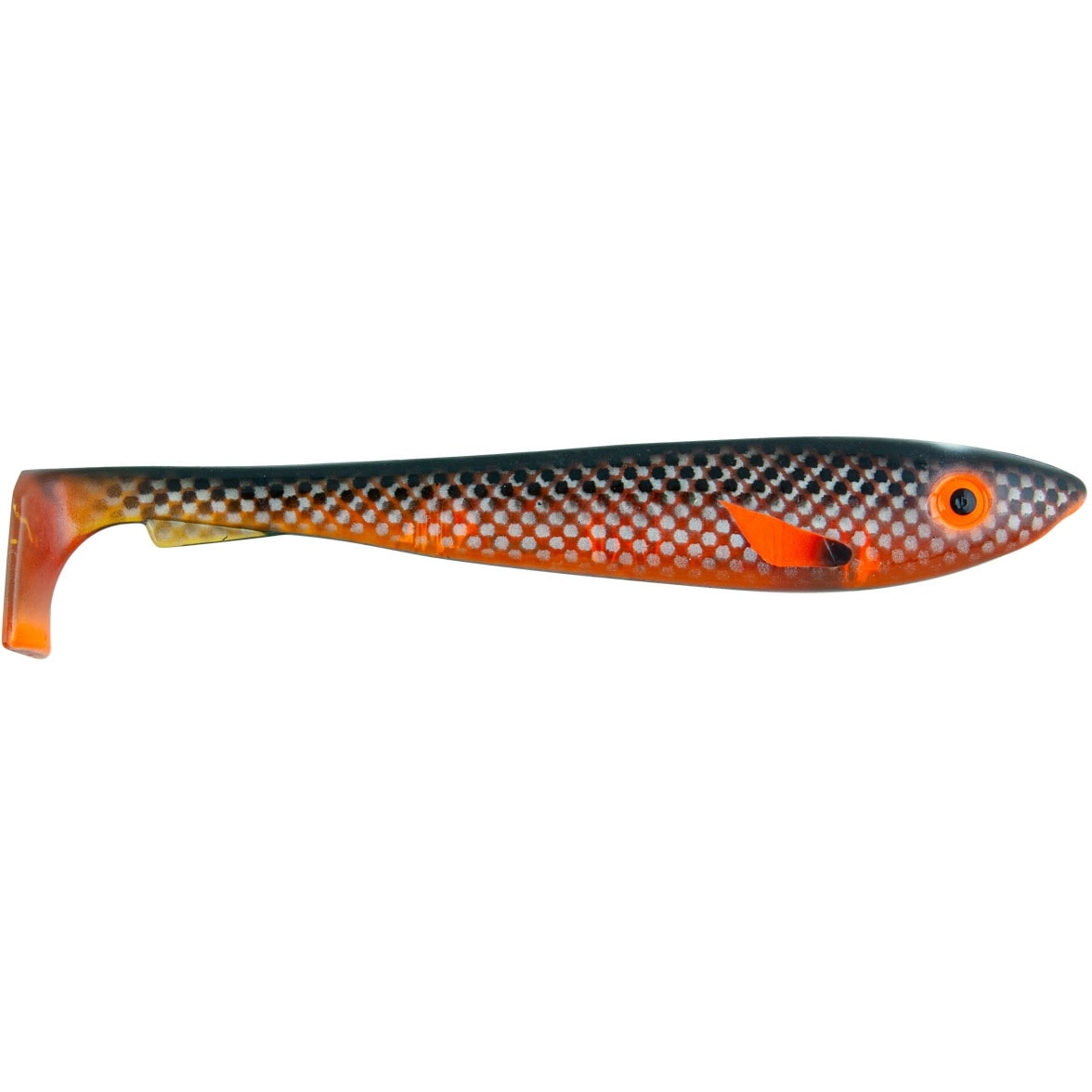 Svartzonker McRubber Flash Shad 23 cm UV Black Back 2-pack