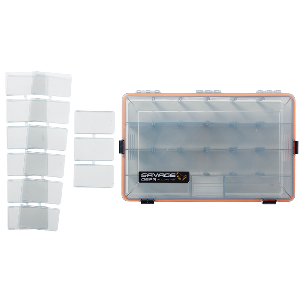 Savage Gear Betesbox WaterProof 6B Smoke 35.5X23X9.2Cm -