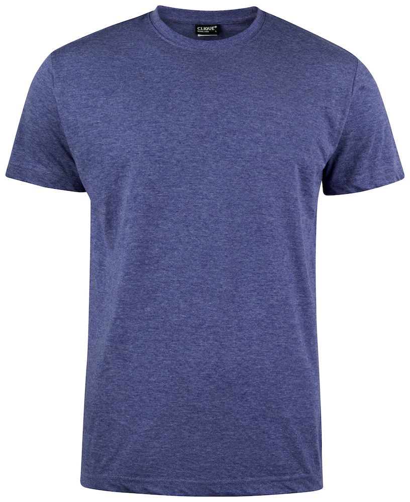 Clique T-Shirt Navy Melange L