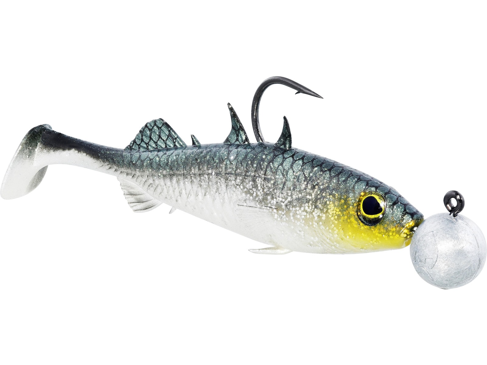 Westin Stanley The Stickleback ShadTail R 'N R 5,5cm 5g #2/0 Clear Water Mix 10 3-Pack