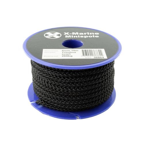 Xmarine Minispole 4mm 10M Svart