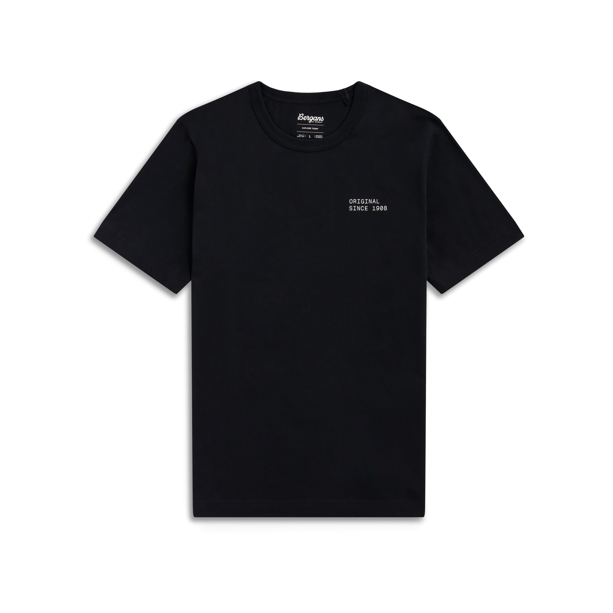Bergans Original Cotton T-shirt Herr Black
