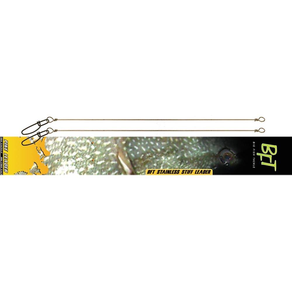 BFT Stiff Jerkbait Leader 12'' 175 lb 2pack Tafsar Dogger.se