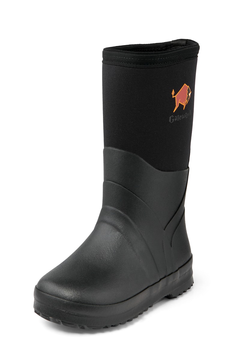 Gateway1 Wetland Master 12" 7mm Gummistövlar Barn Black