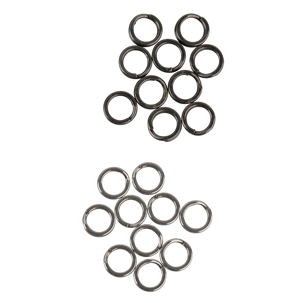 SG Stainless Splitring Mix 10,5 mm 20-pack