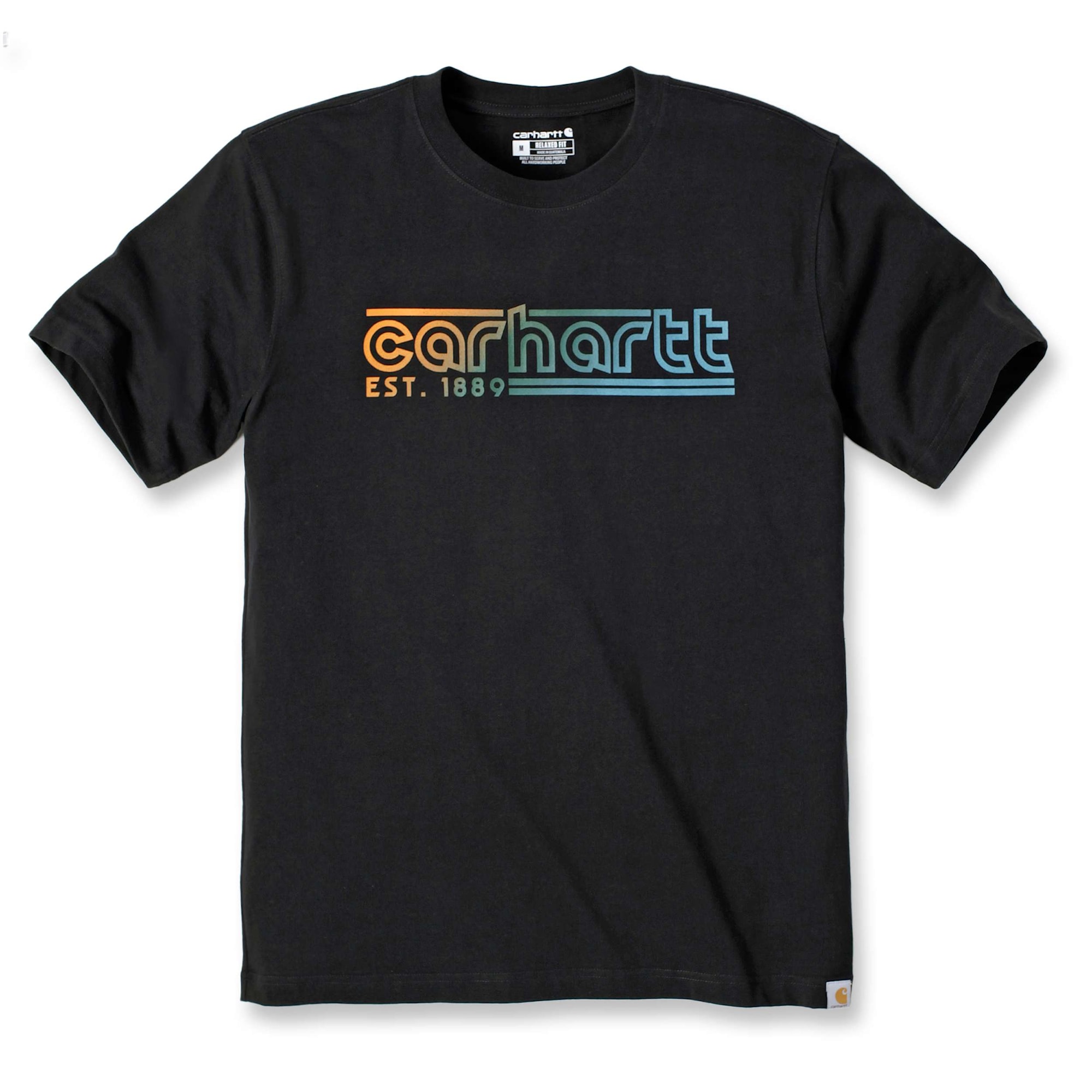 Carhartt S/s logo graphic T-shirt, Herr, Black, L