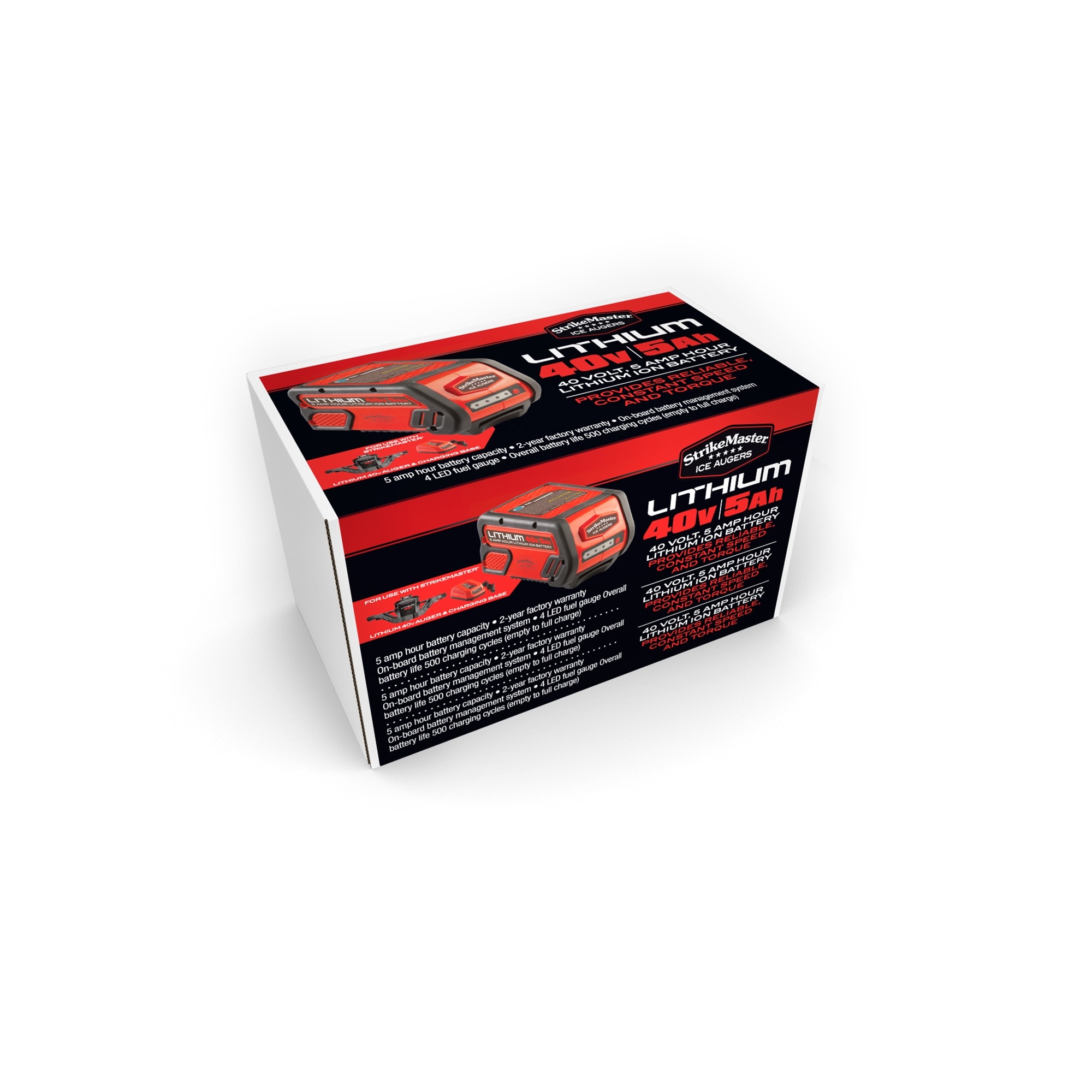 Strikemaster Lithium 40v, 5ah Battery