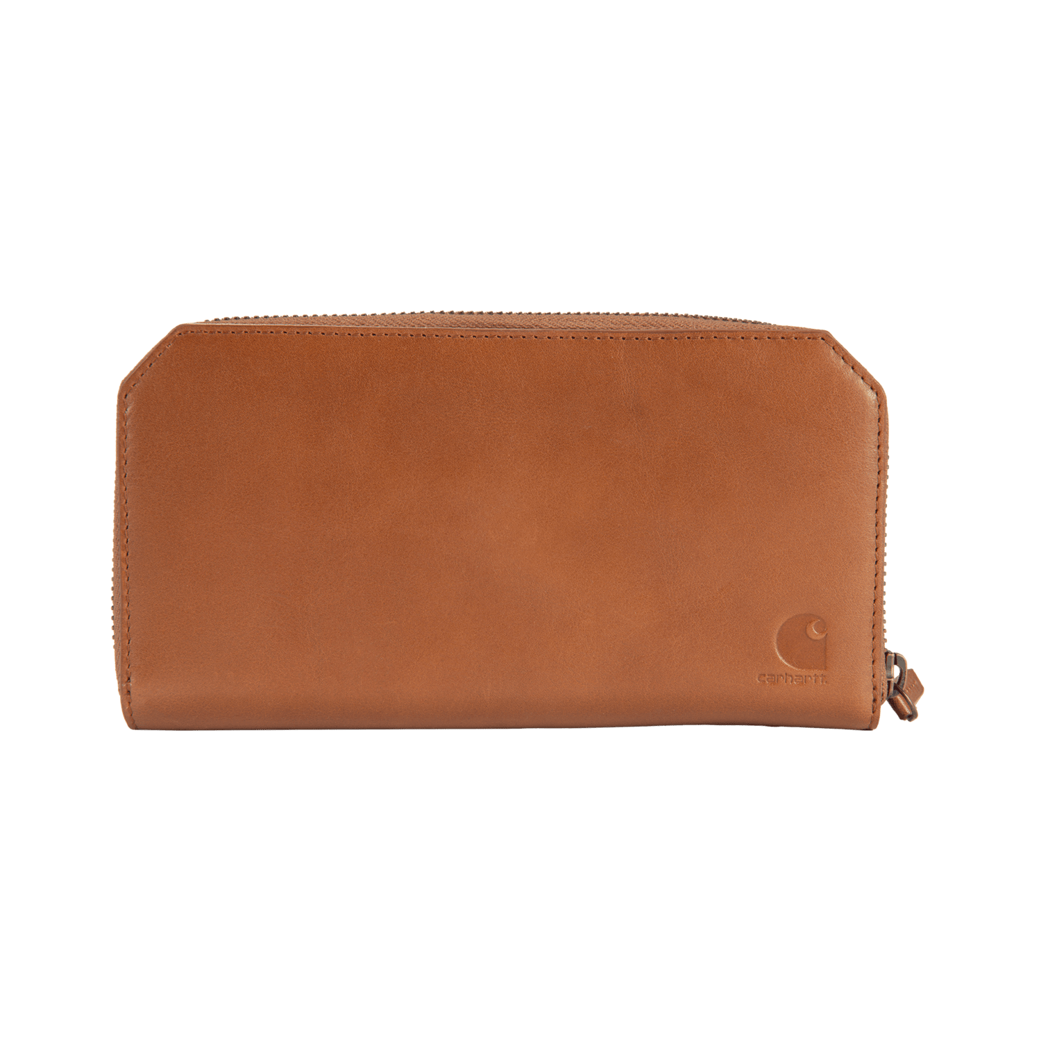 Carhartt Leather Clutch Plånbok Dam Dark Brown