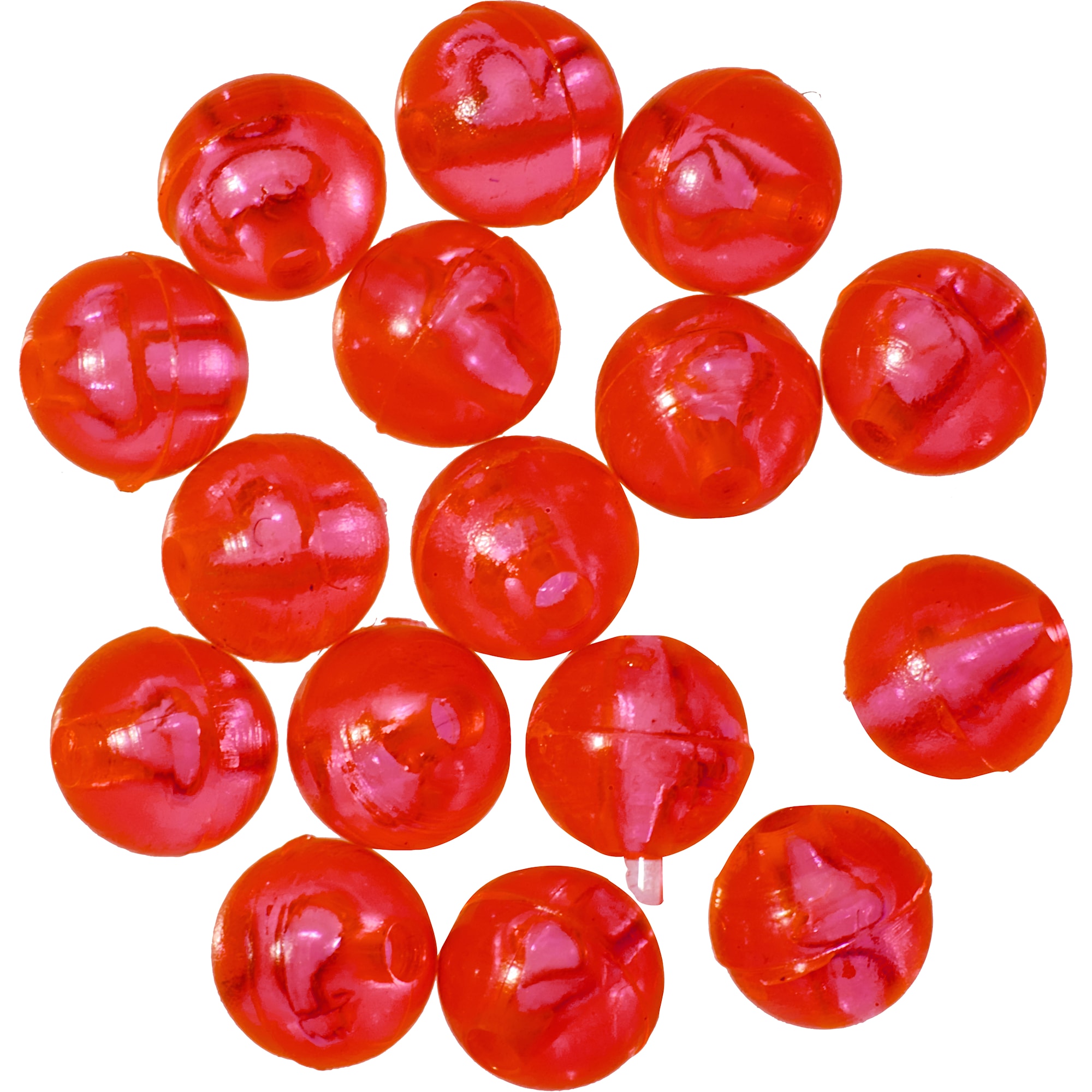 Gunki Carolina Bead 6,5 mm Red 15-pack