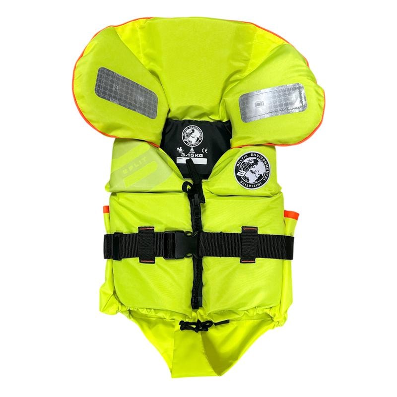 Baltic Räddningsväst Split Front E.I UV-Gul 3-15kg