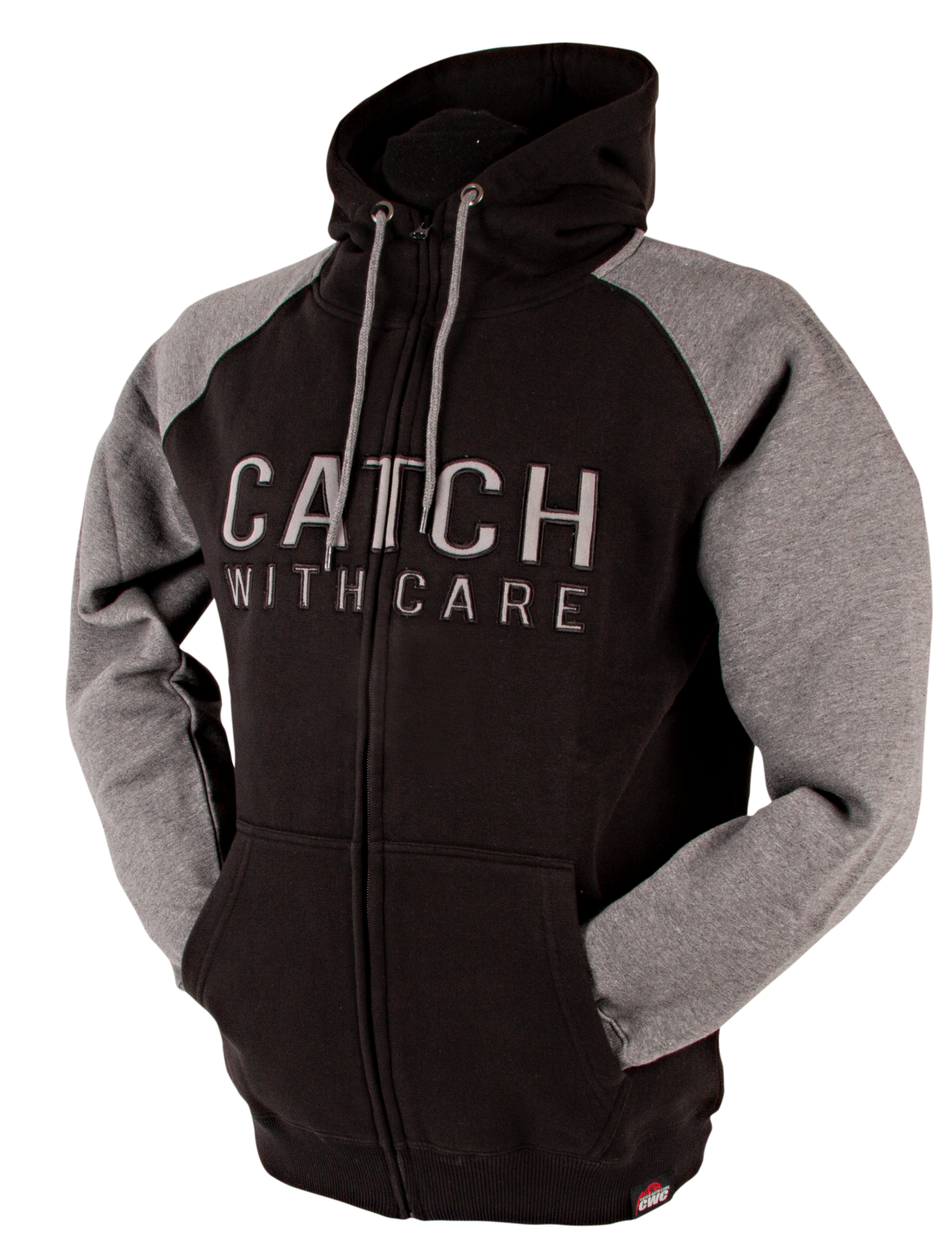 CWC Hoodie ZIP Black/Grey XXL