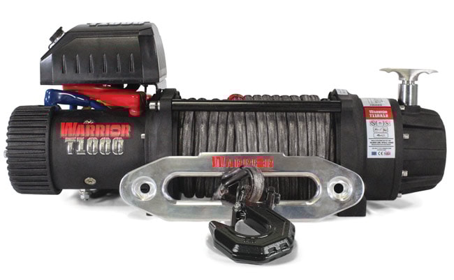 Warrior Winches T1000-100 Severe Duty Vinsch, 12V Armortek Extreme