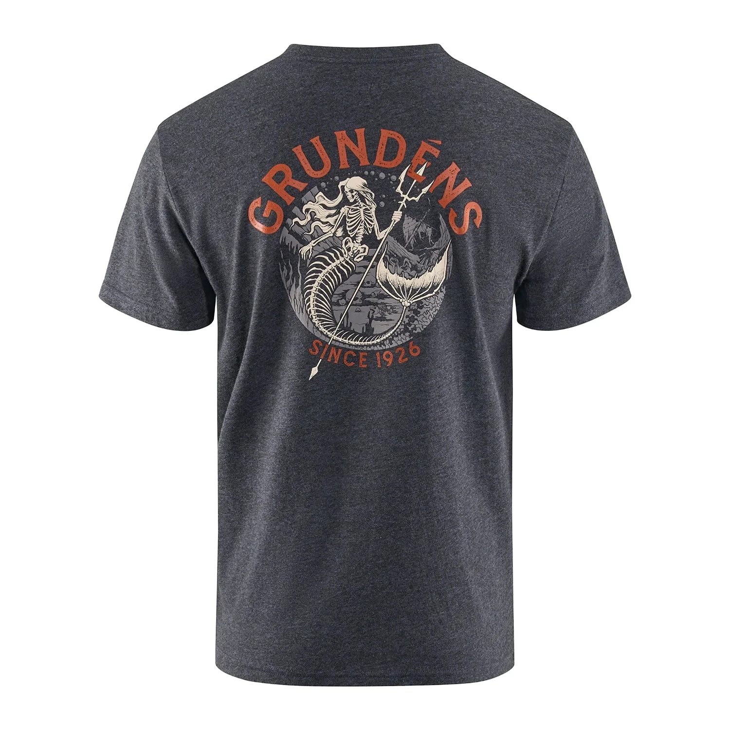 Grundéns Dead Reckoning T-Shirt Heather Charcoal Herr 3XL