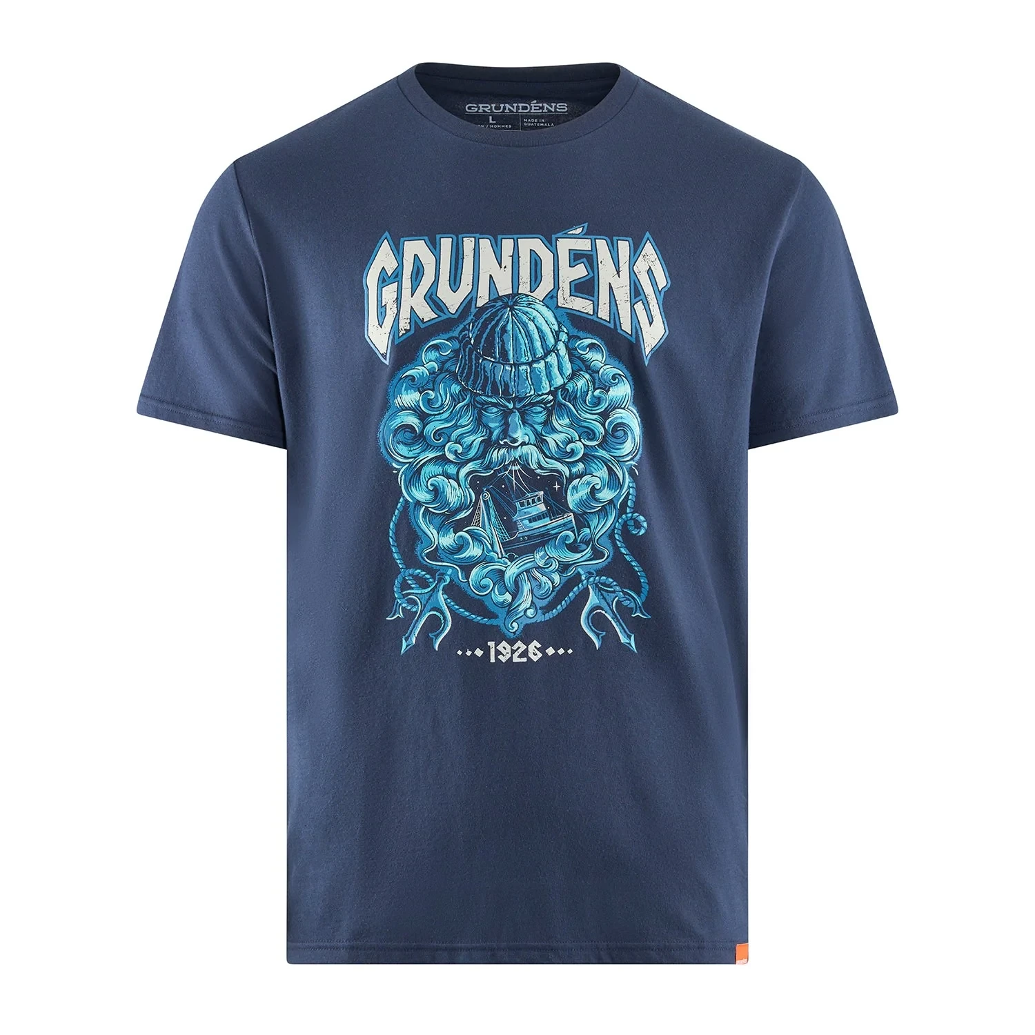 Grundéns Njord T-Shirt Mörk Marinblå Herr 3XL